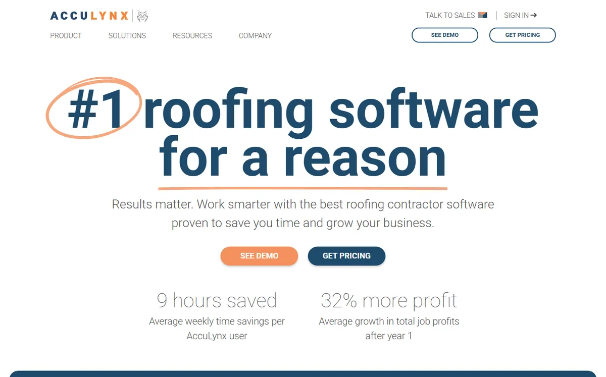 AccuLynx official website