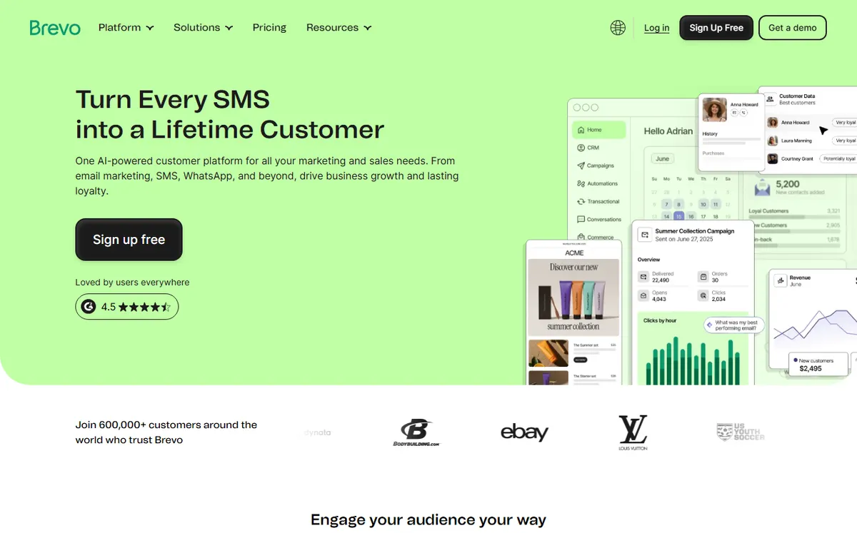 Brevo official website