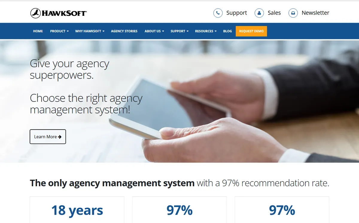 HawkSoft official website