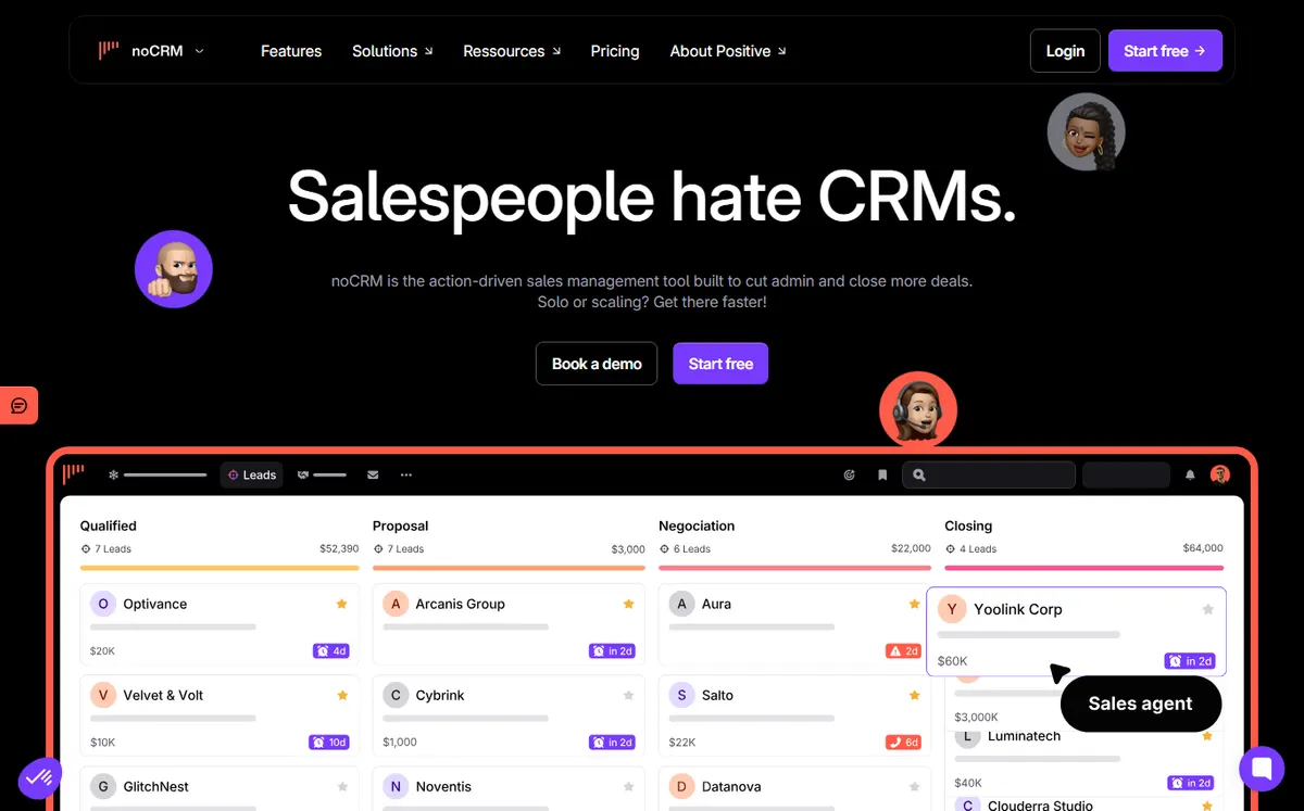 Site officiel de noCRM.io