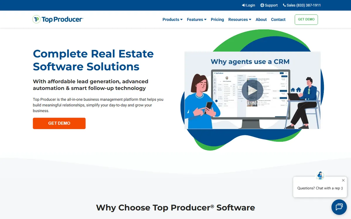 Top Producer (TPX) official website
