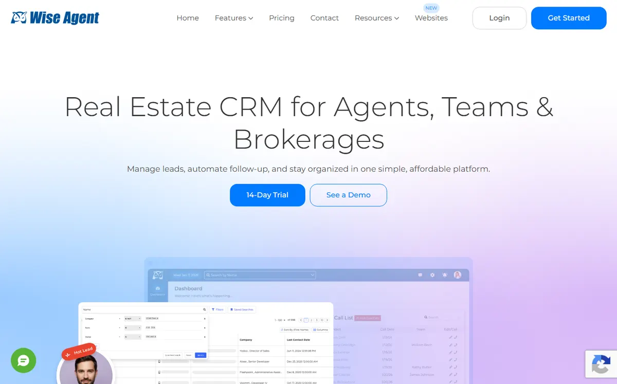 Wise Agent official website