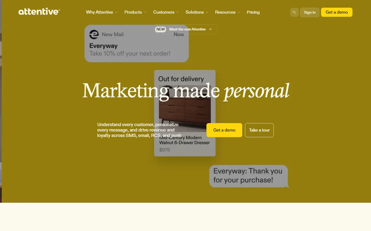 Attentive official website
