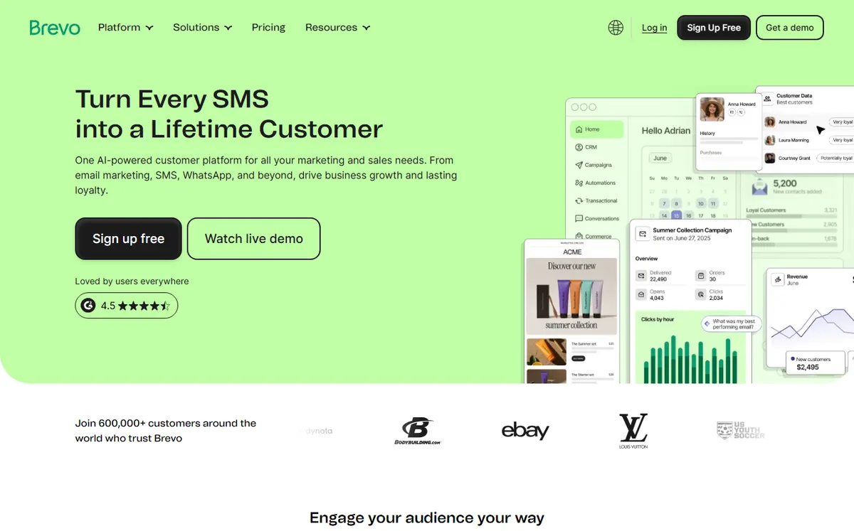 Brevo official website