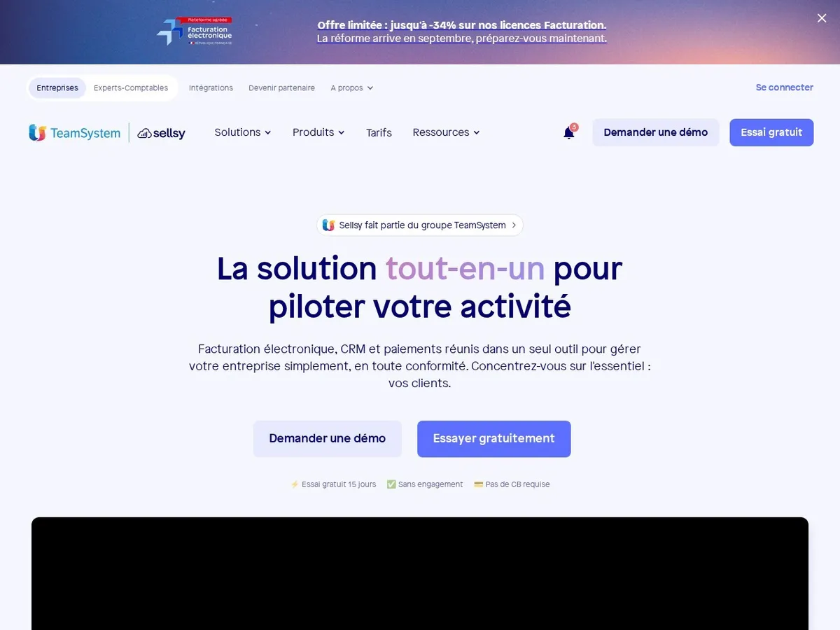 Sellsy interface
