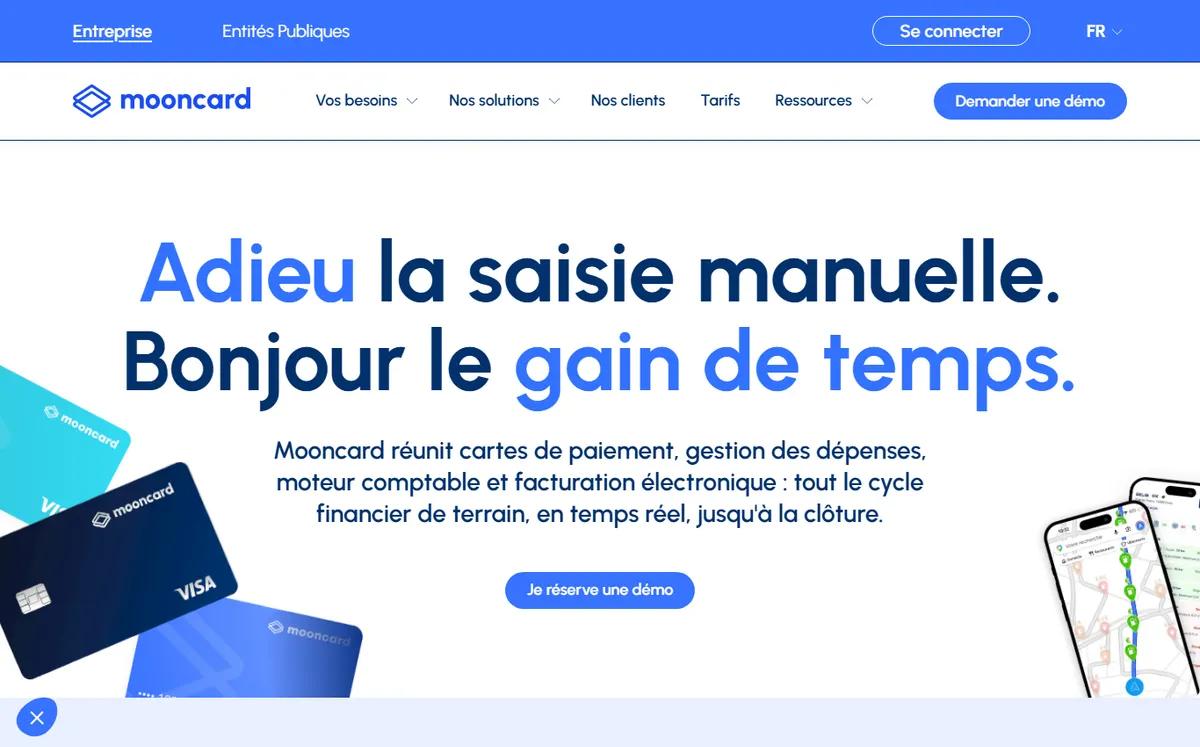 Site officiel de Mooncard
