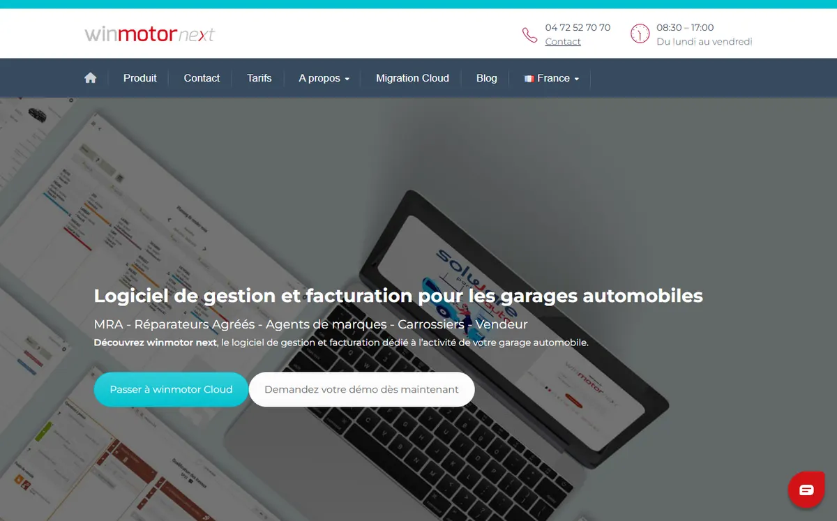 Site officiel de Winmotor Next
