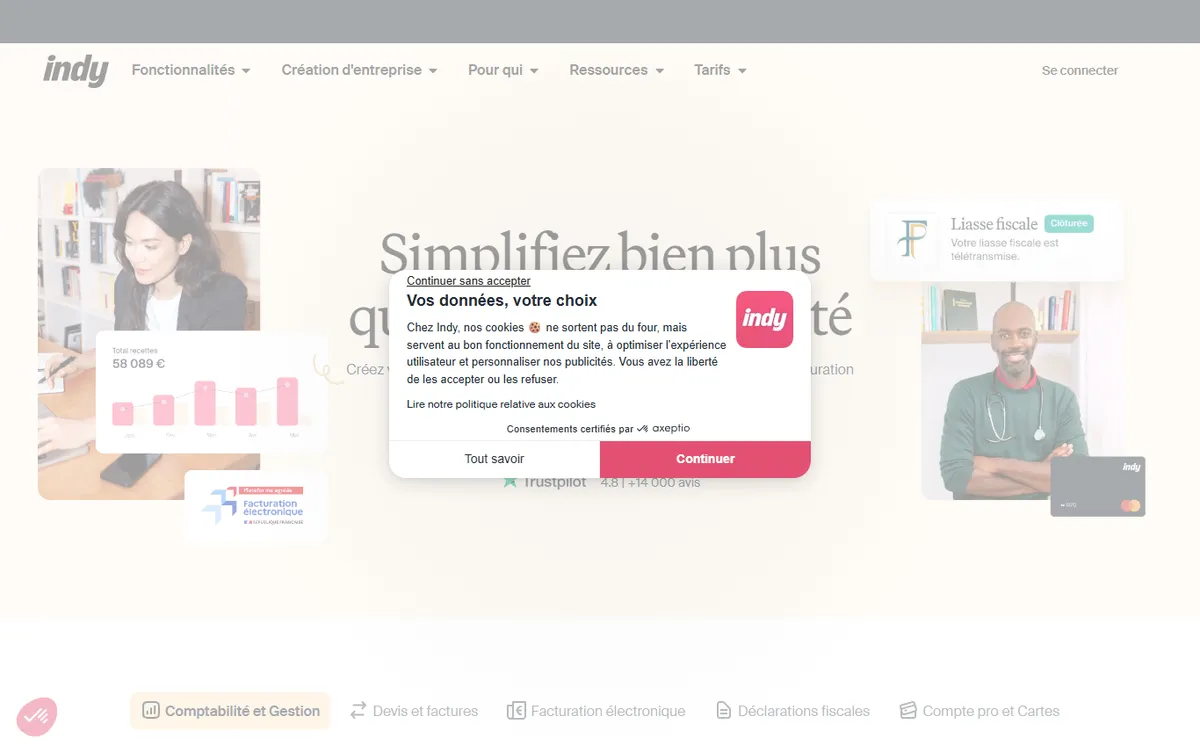 Site officiel de Indy