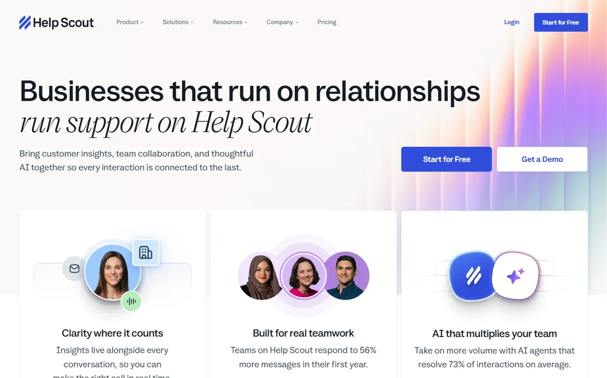 Help Scout official website