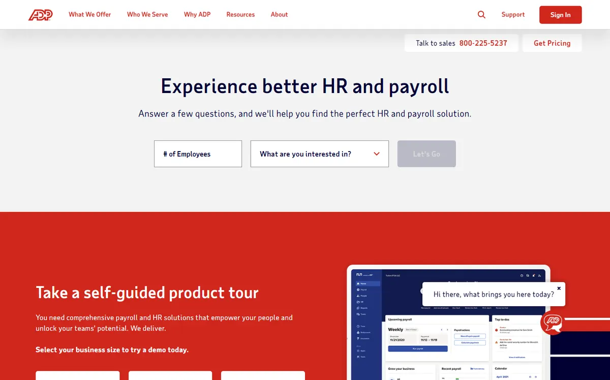 RUN Powered by ADP official website