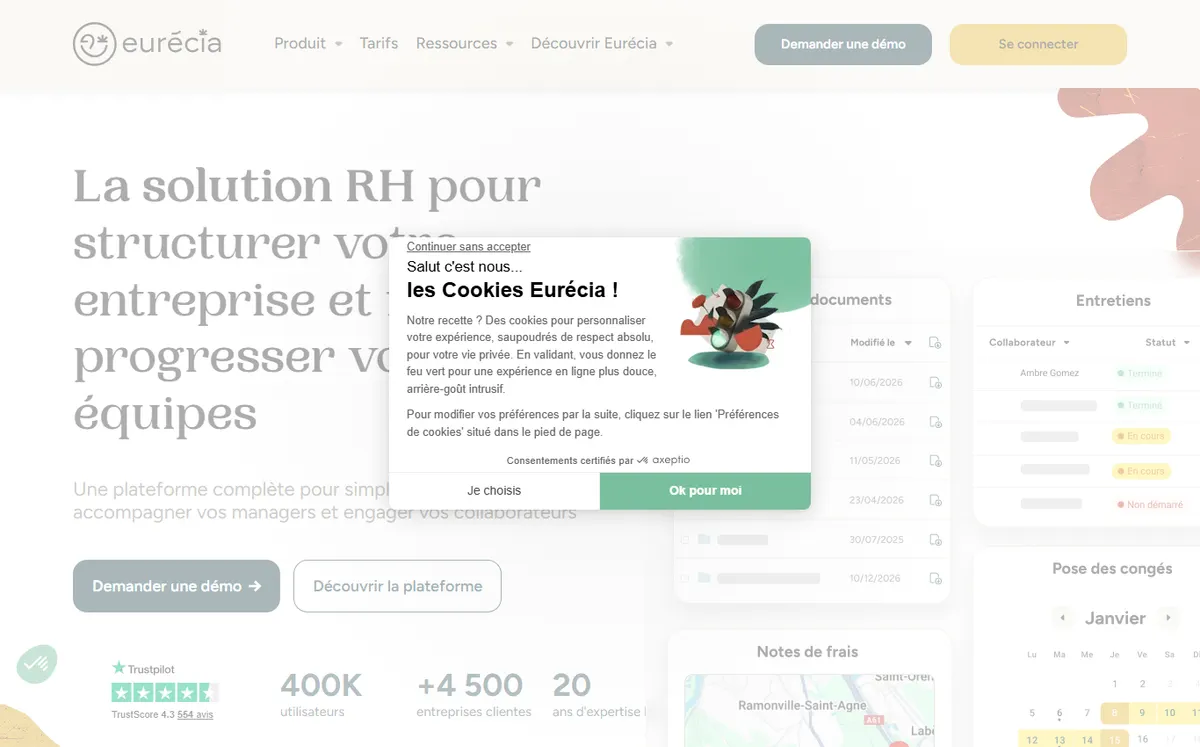 Site officiel de Eurécia