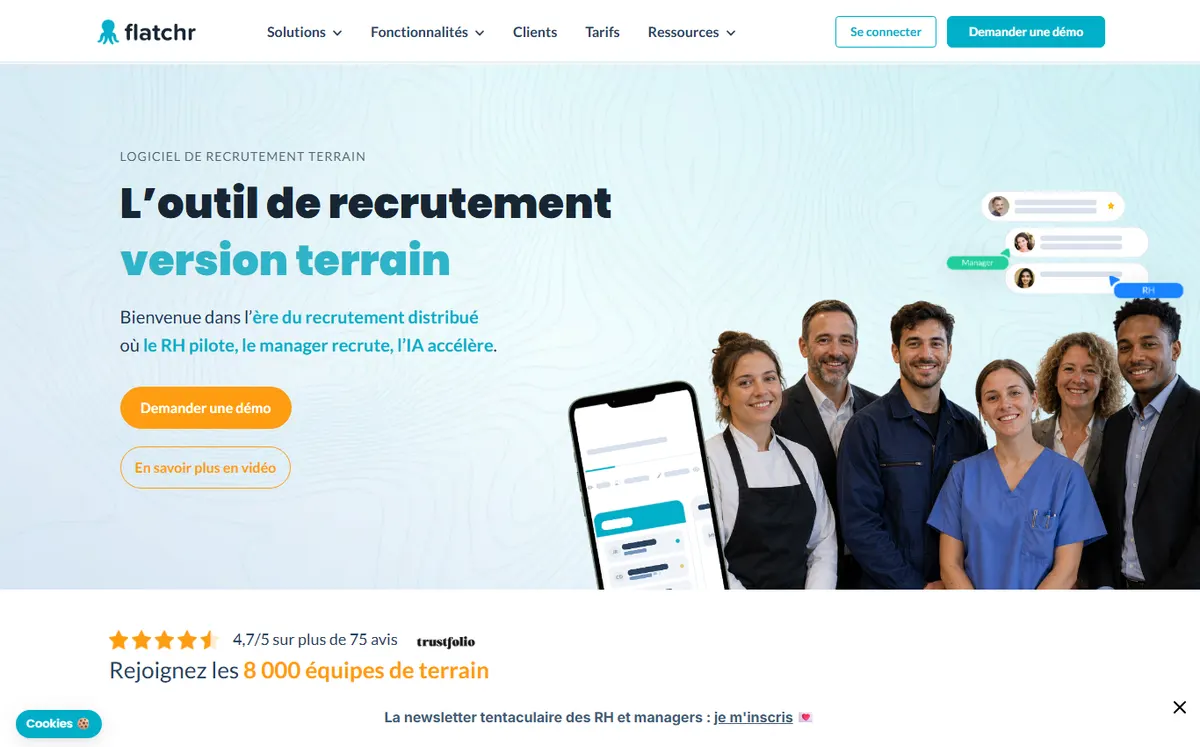 Site officiel de Flatchr