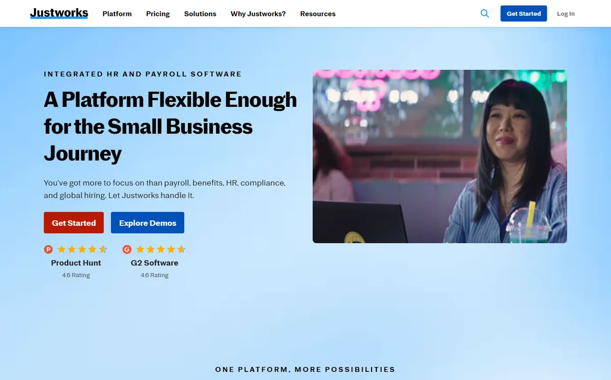 Justworks official website