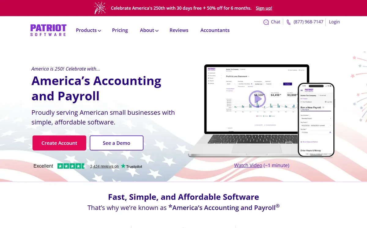 Patriot Payroll official website