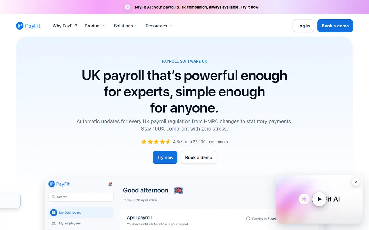 Site officiel de PayFit