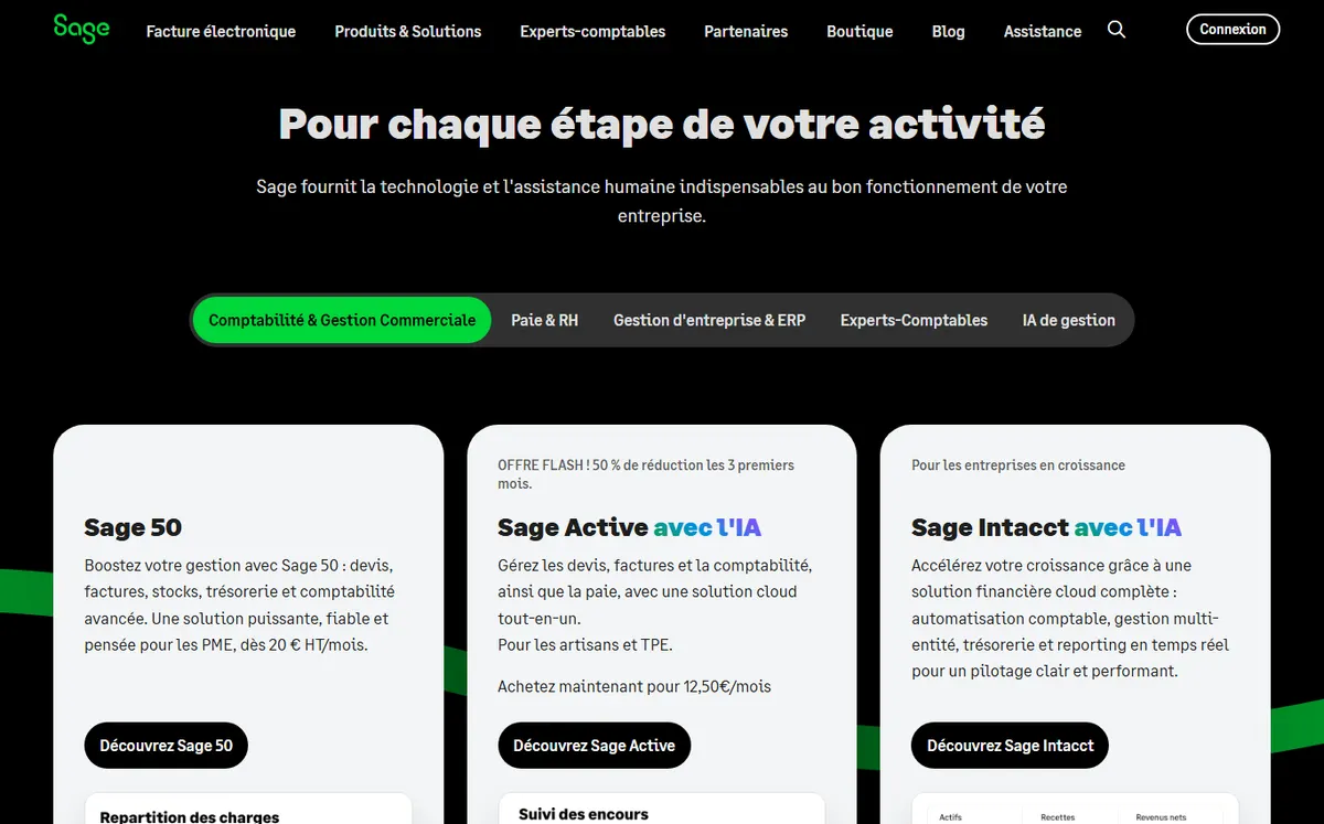Site officiel de Sage Paie