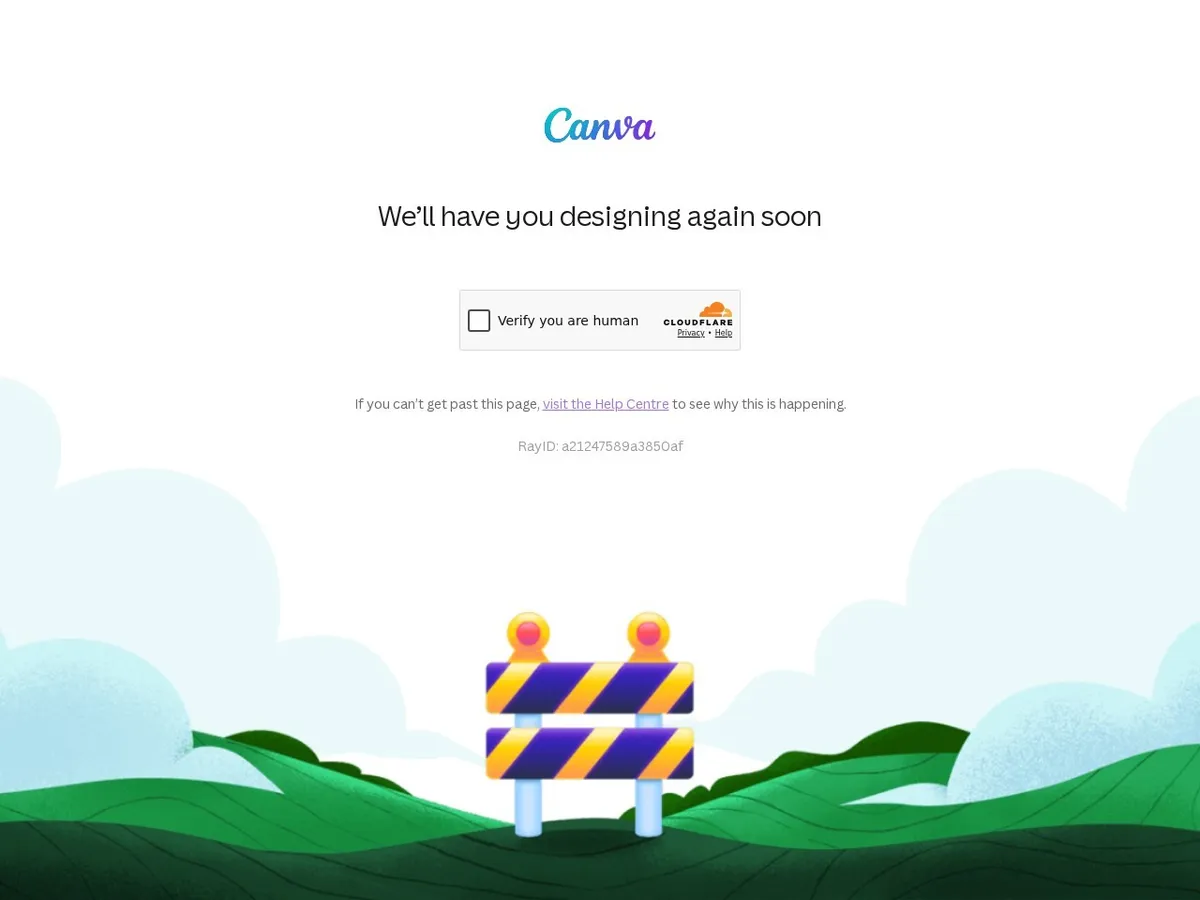 Interface de Canva