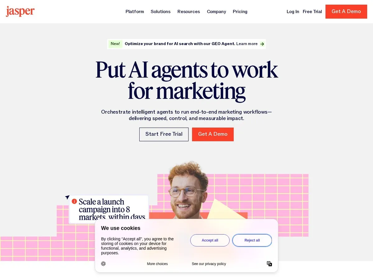 Jasper interface