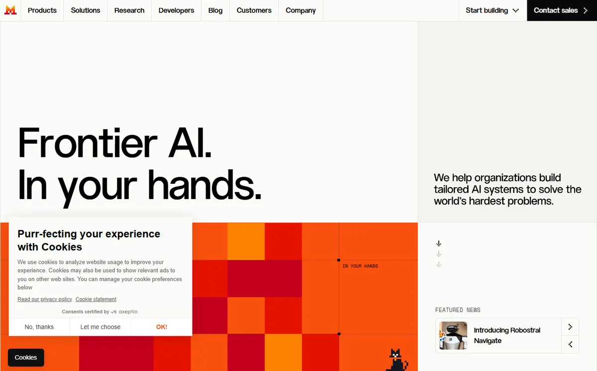 Le Chat (Mistral AI) official website