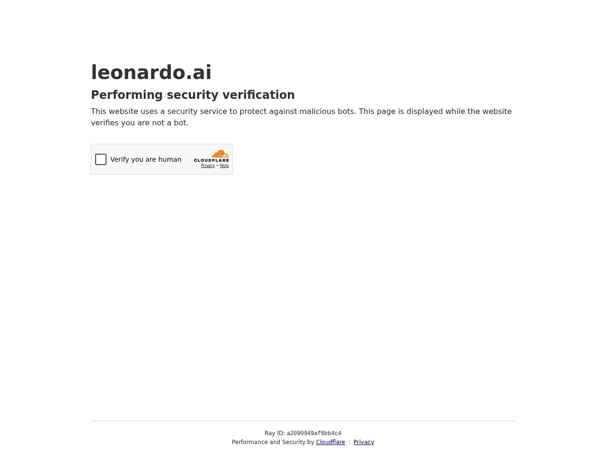 Leonardo AI interface