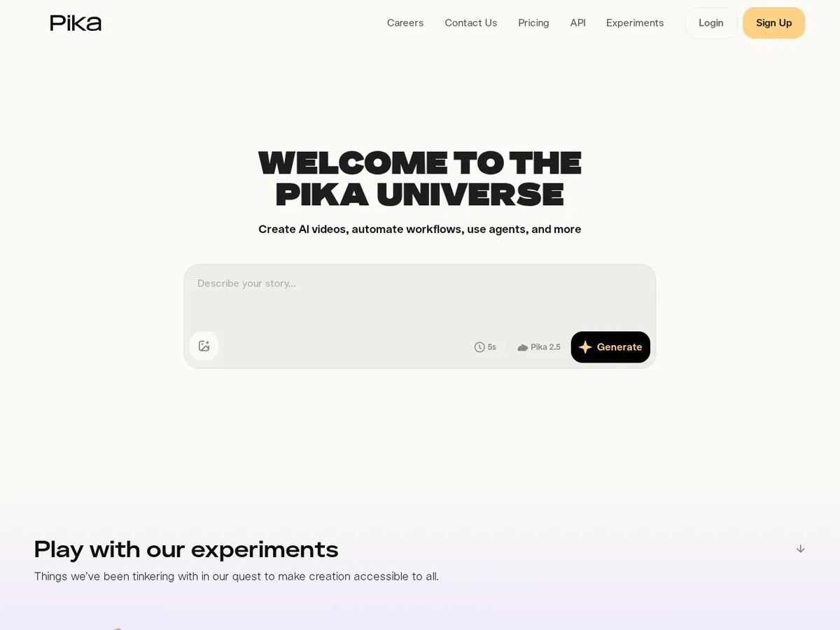 Pika interface