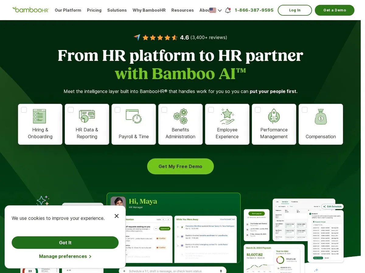 BambooHR (Candidate Records) interface