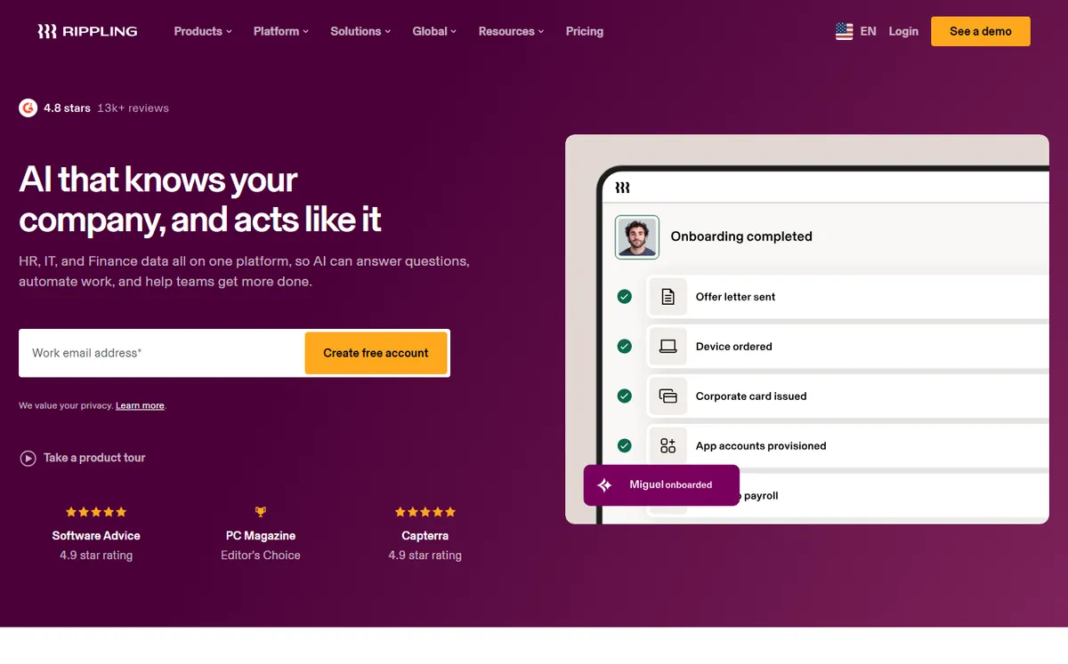 Rippling official website