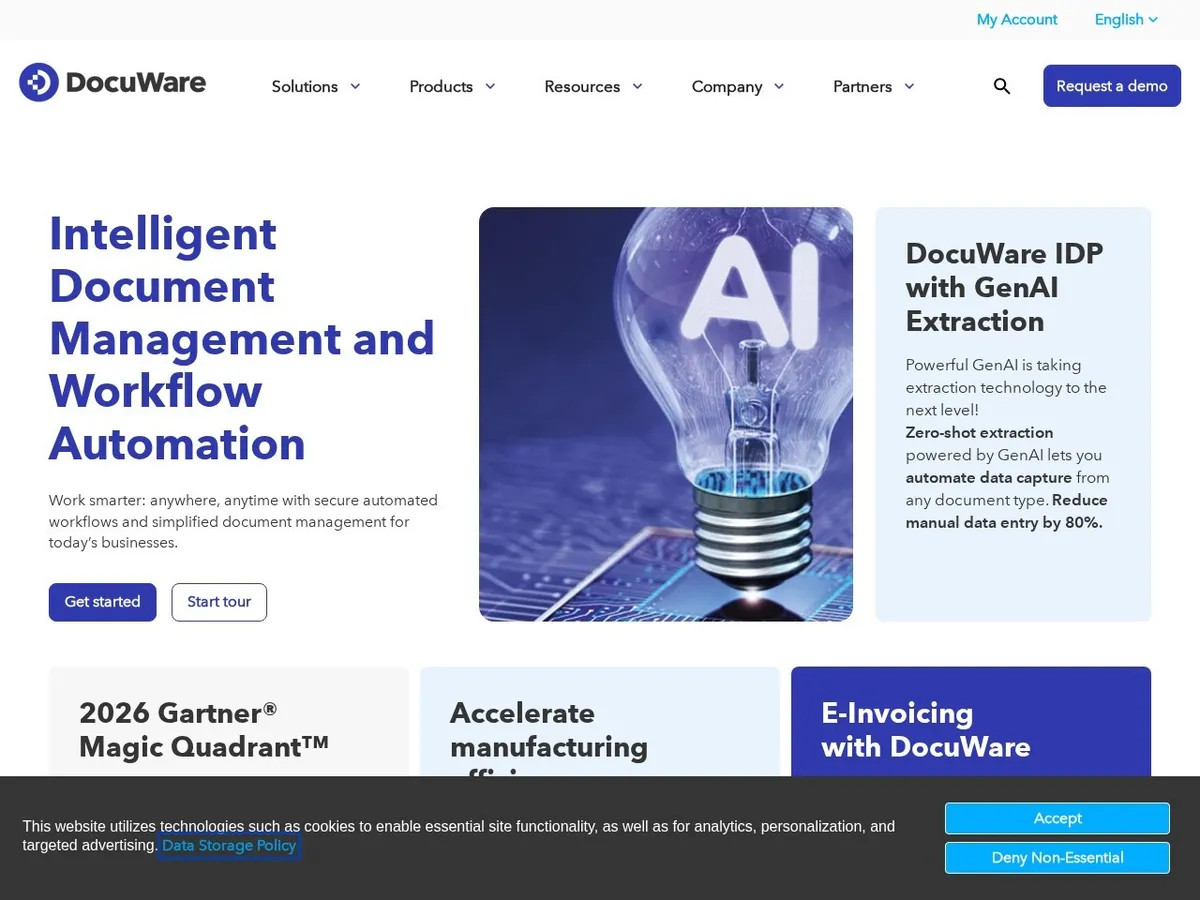 Interface de DocuWare