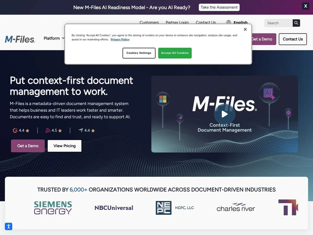 Interface de M-Files